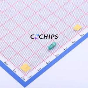 แหวนสี YAL0410-681K/ตัวเหนี่ยวนำผ่านรูผ่านชิ้นส่วนรู (THT) D4xL11mm 680uH 12Ohm 10% 113mA - Product Image 1