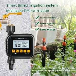 Skypace เครื่องตั้งเวลารดน้ำต้นไม้พลาสติกดิจิตอลพร้อมตัวควบคุมการรดน้ำอัตโนมัติในสวนกลางแจ้ง1โซน - Product Image 6