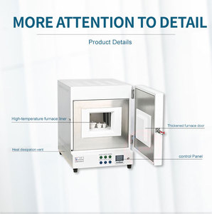 فرن مختبر عالي الحرارة من السيراميك والمعدن للاستخدام المنزلي 1300 درجة مئوية، فرن كهربائي حثي لنمو البلورات وطب الأسنان والزركونيا - Product Image 6