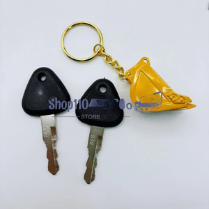 กุญแจสตาร์ท 2 ดอก สำหรับรถขุด <span class=keywords><strong>888</strong></span> รุ่น 5560 75 135 205 215 กุญแจสตาร์ทอเนกประสงค์ พร้อมพวงกุญแจ - Product Image 4