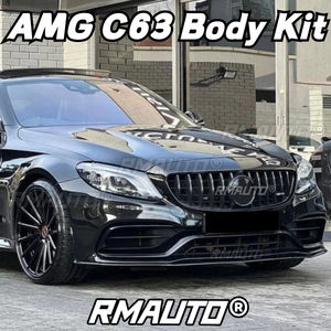 <b>For</b> C63 AMG <b>Car</b> Front Bumper Splitter Lip <b>Diffuser</b> Spoiler Body Kit <b>for</b> Mercedes Benz C63 AMG 2014-2023 <b>Car</b> Accessories - Product Image 5