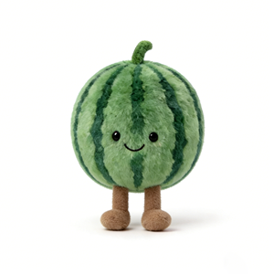 Juguete de Peluche de Sandía Personalizado, Pelota de Peluche de Sandía de Alta Calidad, Venta al por Mayor de Lindos Juguetes de Peluche de Sandía - Product Image 4