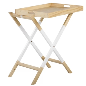 Side <strong>Table</strong> with Tablet and Frame Folding <strong>Table</strong> Plus Serving Tray Cooking Tray <strong>Butler</strong> Wooden Bedside <strong>Table</strong> - Product Image 5