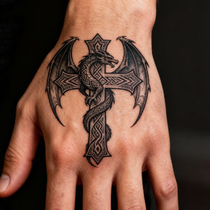 <span class=keywords><strong>Tatuaje</strong></span> temporal de dragón cruzado y dominante, <span class=keywords><strong>tatuaje</strong></span> semipermanente, resistente al agua, dura 2 semanas, <span class=keywords><strong>tatuaje</strong></span> de hierbas realista <span class=keywords><strong>para</strong></span> el cuerpo del brazo - Product Image 4