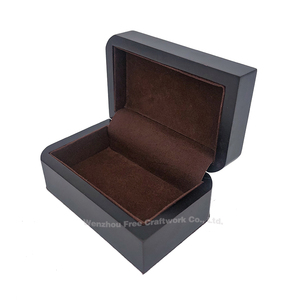 Tùy chỉnh màu Trắng gỗ mini hình chữ nhật lưu niệm hộp bằng gỗ huy chương hiển thị hộp kinh doanh chủ thẻ tên thẻ gỗ giải thưởng hộp nhỏ - Product Image 1