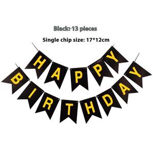 Bannière en feuille d'aluminium Joyeux Anniversaire en gros, motif queue de poisson unique pour la décoration et l'agencement de fonds - Product Image 6