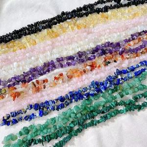 Großhandel Bestseller Natürliches Kristall-Kies-Armband Heilendes Unregelmäßiges Edelstein-Kristall-Chip-Armband - Product Image 5