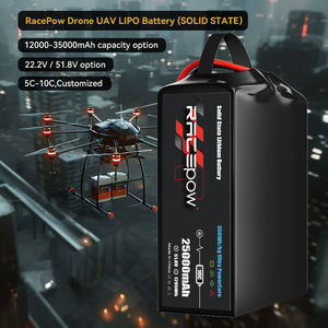 Racepow 1200サイクル 25000mAh 25Ah 12S/14S 320Wh/kg高エネルギー密度固形リポバッテリー（貨物ドローン/マルチローターUAV用） - Product Image 5