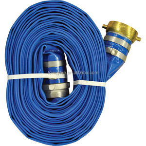 Tuyau plat en <span class=keywords><strong>PVC</strong></span> avec cames en aluminium Raccords d'extrémité de tuyau rapide pour l'irrigation de récolte de livraison d'eau - Product Image 4