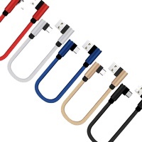 Haute qualité 90 degré USB Données Câble Rapide Chargeur Câble Pour iPhone et Sumsung et Huawei & Xiaomi