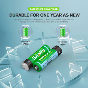 <span class=keywords><strong>AA</strong></span> Ni-MH 2300mAh 1.2V şarj edilebilir pil KINVS marka stokta özelleştirme için hazır - Product Image 3