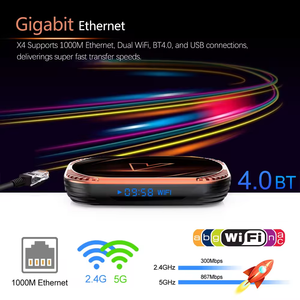 Chất lượng cao vontar X4 Android 11 TV Box HK1 X4 s904x4 Quad core 4GB 128GB IP TV Set-Top Box - Product Image 2