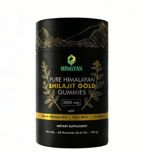 OEM Private Label Gold Shilajit Himalayan Pure Vegan Natural <b>Gummies</b> Wholesale Adults-Fulvic Acid Mineral Rich Formula Energy - Product Image 1