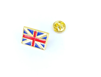 Broche tendance pour femme, motif drapeau national, épinglette d'amitié en alliage, émail personnalisé, plaqué or, cadeau personnalisé pour fiançailles, mariage, fête