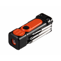 Outil de réparation de survie en plein air, tournevis multifonctionnel 9 en 1, combinaison de tournevis pliables en acier de haute qualité, outils pour vélo KT-07A