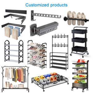 Estante organizador de almacenamiento de zapatos de metal duradero para casa y dormitorio - Product Image 4