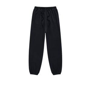 TKAN143D pantalon de survêtement à séchage rapide pour hommes Vintage lavé à revers décontracté couleur unie antistatique anti-rides ensemble de pantalons longs - Product Image 2