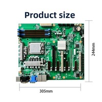 Carte mère industrielle Eip EAMB-1515 ATX LGA1700 12/13/14e génération 128 Go DDR5 Intel Q670 PCIeX16 PCIeX4 PCI RAID pour ordinateur de bureau, nouvelle