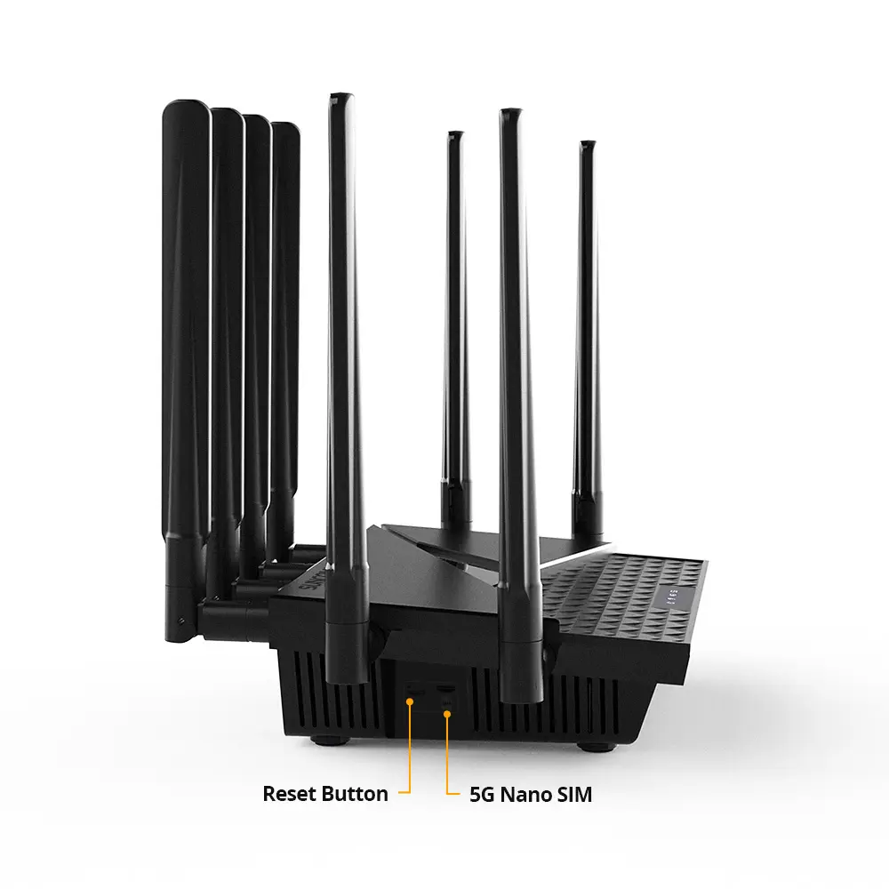 En popüler sunsunse05 Pro 4G 5G SIM yönlendirici WiFi 6 kablosuz Doble Banda X62 sınırsız harici anten Gigabit WiFi yönlendirici