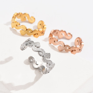 Stainless Steel Frosted Letter S Toe <b>Rings</b> <b>Adjustable</b> for Women Summer Beach Toe <b>Ring</b> Set of Foot Jewelry - Product Image 5