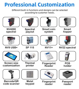 Windows Dual Screen Customized Size POS Terminal <b>Printer</b> 80mm QR <b>Scanner</b> All in One Pos System Payment Kiosk Cash Register - Product Image 6