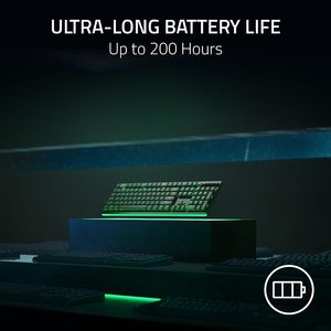Clavier de jeu sans fil Razer DeathStalker V2 Pro, interrupteurs à profil bas, clavier sans fil ultra-rapide - Product Image 6