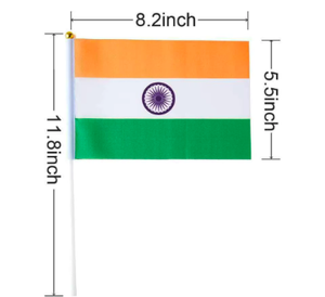 Пользовательские национальные флаги стран индийский флаг индийский маленький Стик мини Ручные флаги - Product Image 3