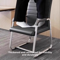 Chaise de bureau ergonomique confortable en maille avec dossier haut réglable en hauteur pour ordinateur, maison, étudiant, réunion, conférence