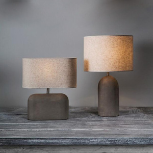 Lámpara de Mesa de Tela Versátil de Estilo Nórdico Moderno para Sala de Estar, Dormitorio, Estilo Industrial Retro Minimalista, Lámpara de Mesa Creativa - Product Image 2