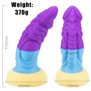 Heterogene Drakenslang Anale <span class=keywords><strong>Dildo</strong></span> Vrouwen Seksspeeltje Met Zuignap Butt Plug Voor Volwassen Seks - Product Image 5