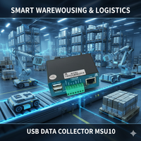 Escáner de Código de Barras Modbus con Colector USB, Módulo Industrial con Protocolo MQTT para Aplicaciones de IoT, Puerto Serie RS-232/485