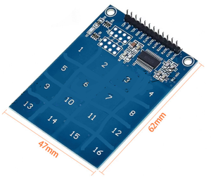 Precio al por mayor de fábrica TTP229 Interruptor táctil capacitivo de 16 canales Módulo de <span class=keywords><strong>sensor</strong></span> táctil digital Módulo de Interruptor táctil capacitivo - Product Image 4