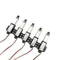 Aktuator linier NKLA18 Mini 12V kecepatan tinggi, Magnet permanen aktuator listrik mikro Kekuatan 4.5 Lbs 2 "untuk Pembuka jendela balita