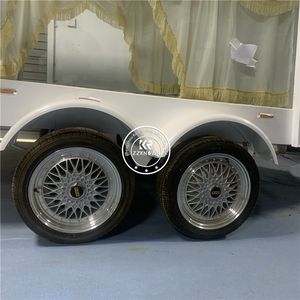 รถม้าศพมาตรฐานยุโรปแบบกำหนดเอง ผลิตจากเหล็ก Q235B พร้อมล้อลายไม้แบบกำหนดเอง - Product Image 6