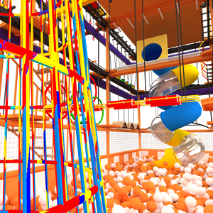 Parc d'aventure intérieur Aoleao Little Warrior, solution d'escalade et de glisse multi-niveaux personnalisable pour les lieux certifiés - Product Image 3