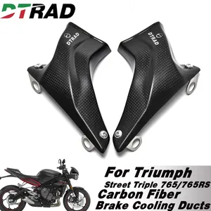 Nuovo Sistema di Raffreddamento Pinza Freno in Fibra di Carbonio per Triumph Street Triple 765/RS 2025 675/R, Copertura Radiatore OLIVER - Product Image 2