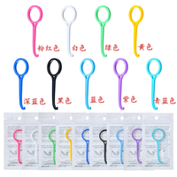 Kit de retrait d'aligneurs portables - Outil de retrait d'aligneurs transparents multicolores avec crochet de dépose pour gouttières transparentes