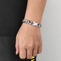Nouveau Bracelet Homme en Acier Inoxydable 12MM, Chaîne Maille Cubaine, Fermoir Gravable, Étanche, Motif Papillon Tendance, Bouddhisme