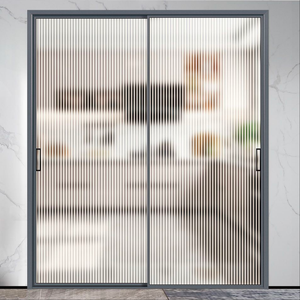 <span class=keywords><strong>Puerta</strong></span> <span class=keywords><strong>Corredera</strong></span> Plegable Moderna e Informal de Cristal de Lujo, Apta para Balcón, Sala de Estar y Garaje, Venta al Por Mayor de Fábrica - Product Image 5
