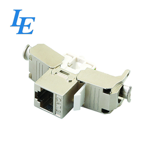 LE RJ45 FTP Cat5e Argenté 180 Degrés Sans Outil Connecteur Keystone Accessoires Réseau Certifié CE/ROHS pour Réseau Ethernet - Product Image 3