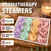 Tablettes effervescentes pour douche et bain de vapeur, aromathérapie, spa à domicile, naturelles et faites à la main, en gros, OEM
