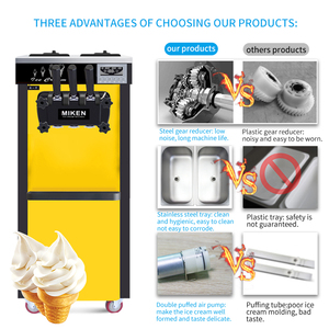 <span class=keywords><strong>Appareil</strong></span> commercial professionnel <span class=keywords><strong>pour</strong></span> la fabrication de glaces molles, de gelato et de glaces crémeuses avec pompe à air et sirop de confiture - Product Image 6