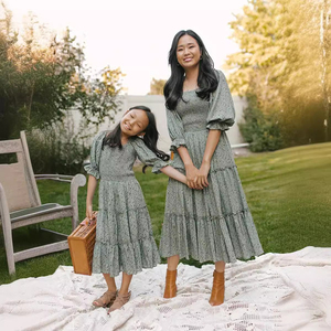 Vendita Calda all'Ingrosso di Abiti <span class=keywords><strong>per</strong></span> Bambine, Vestiti Coordinati <span class=keywords><strong>per</strong></span> Mamma e <span class=keywords><strong>Figlia</strong></span>, Abiti Morbidi <span class=keywords><strong>per</strong></span> <span class=keywords><strong>Compleanno</strong></span> di Bambine e Mamme - Product Image 5