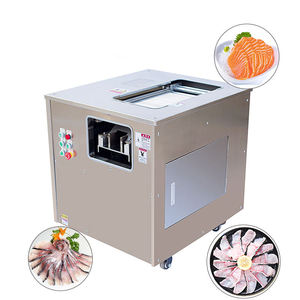Trancheuse commerciale semi-automatique à découpe oblique pour saumon et tripes de bœuf, machine à trancher le <span class=keywords><strong>poisson</strong></span> - Product Image 2