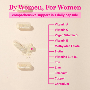 Capsule de soutien immunitaire à la biotine et au fer, multivitamine, dernier modèle, supplément végétalien, capsules multi-vitamines pour stimuler le niveau d'énergie - Product Image 3