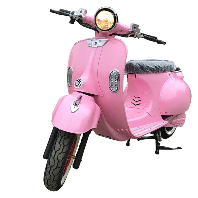 Classic Vintage 1500W 50cc Electric Scooter with Pedals 72v Streetbikes Motorcycle