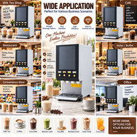 Distributeur de boissons instantanées commercial, machine à boissons multi-saveurs, distributeur automatique de thé au lait, de café et de boissons pour restaurant