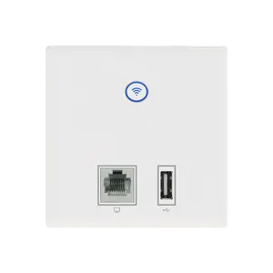 Schlussverkauf 2,4 GHz Indoor WLAN AP-Router Inwall 86 Panel 300 Mbps In-Wall-Zugangspunkt drahtloser In-Wall-AP