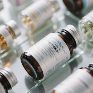 Étiquettes de supplément de vitamines imprimées personnalisées Étiquette d'autocollants pharmaceutiques en argent brillant pour la médecine - Product Image 6