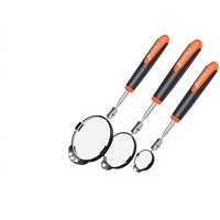Miroir d'inspection télescopique universel en acier inoxydable de qualité industrielle avec poignée en caoutchouc OEM/ODM pour endoscope de carrosserie